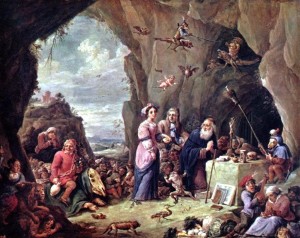 The Rich Man being led to Hell